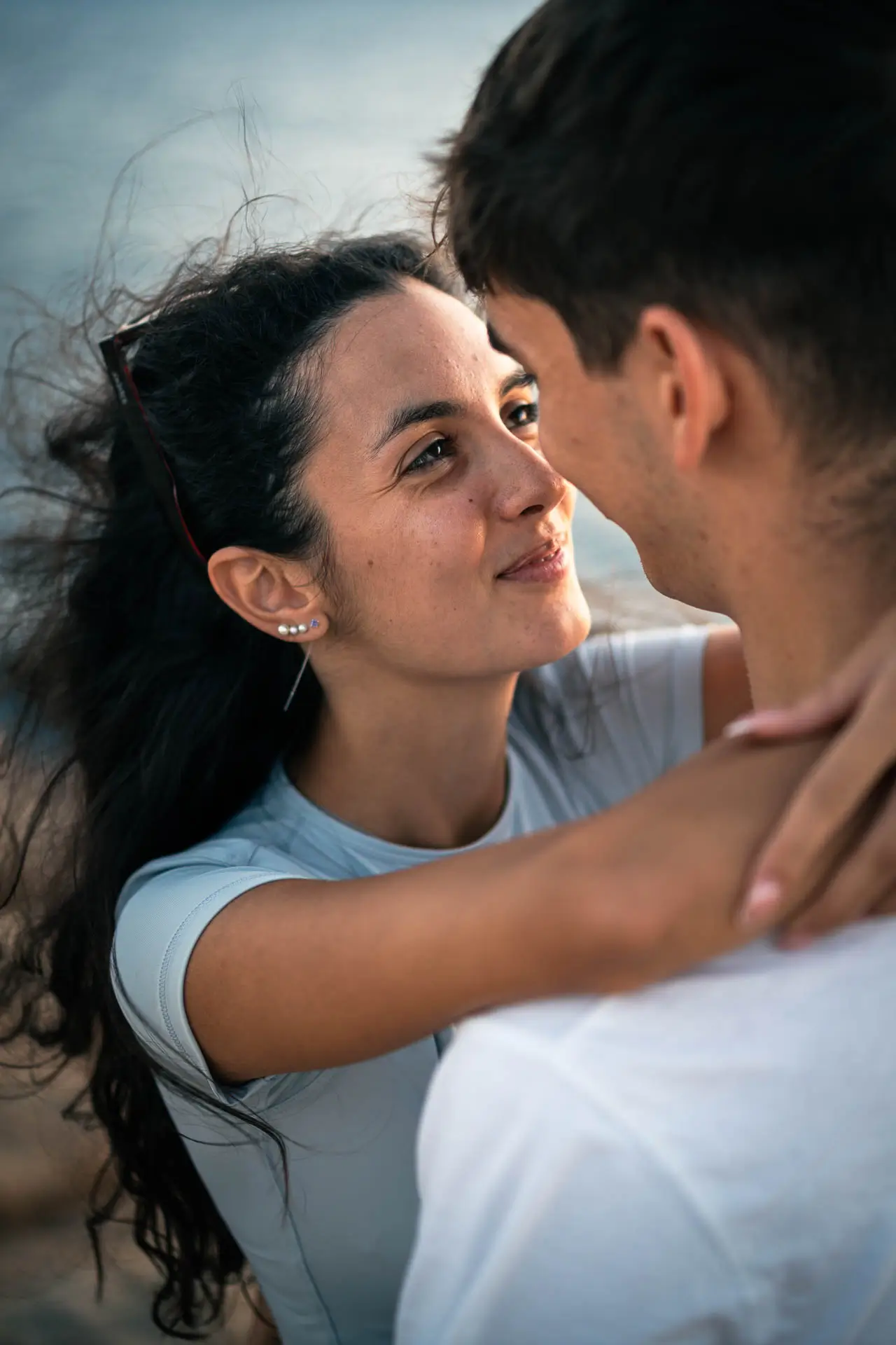 Spontanes Fotoshooting am Meer in Italien