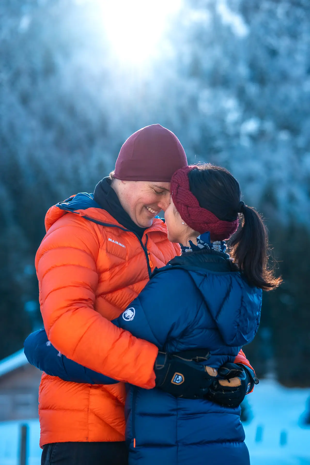 Paar Fotograf Winter Toggenburg