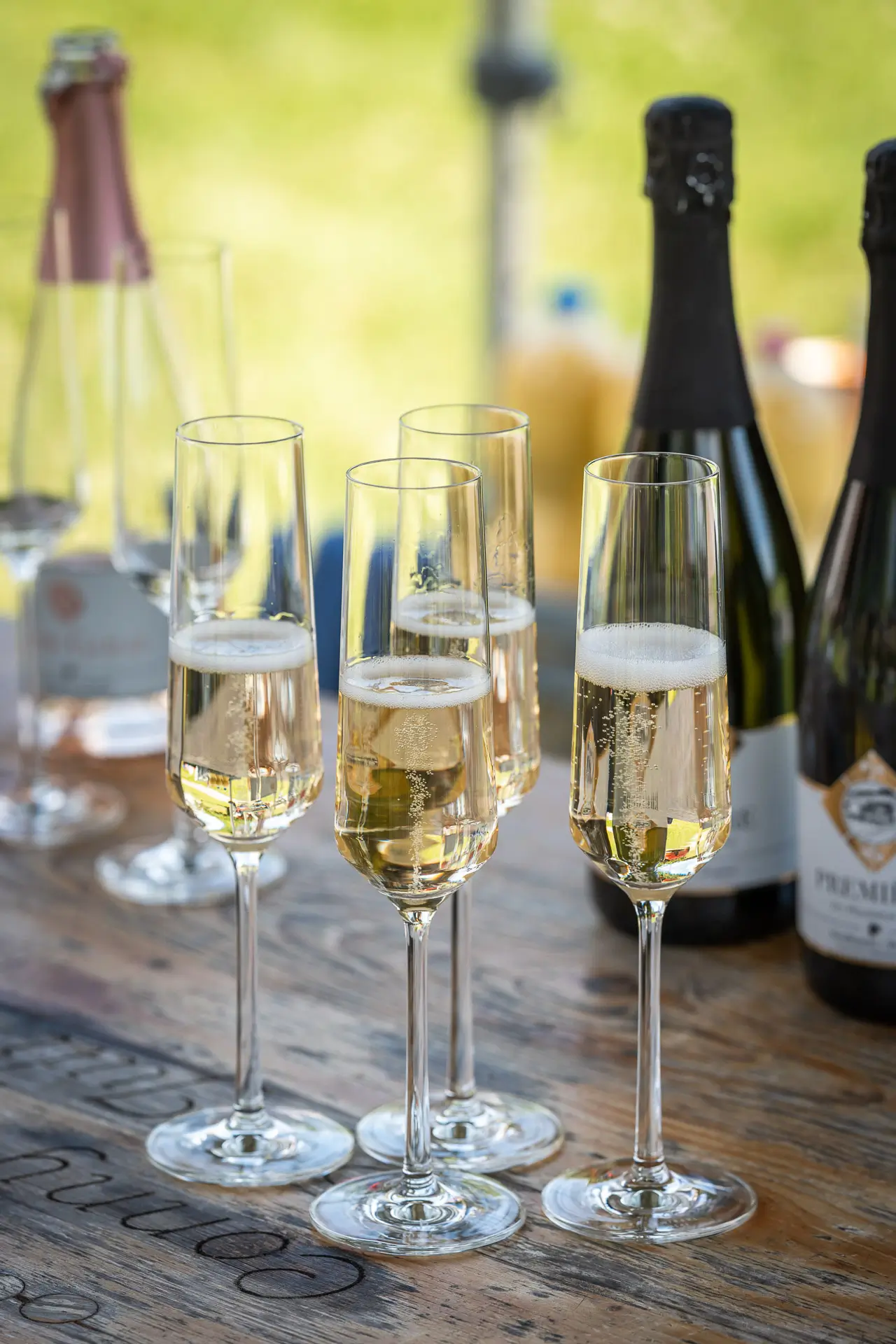 Getränke an Hochzeit im Berghof Wiesendangen