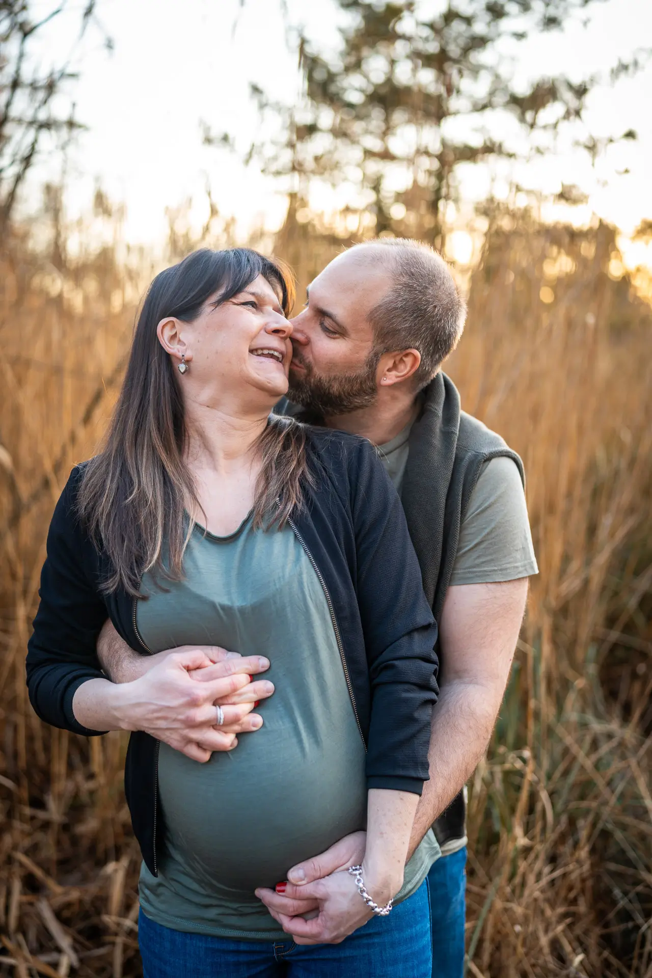 Emotionale Momente beim Babybauchshooting