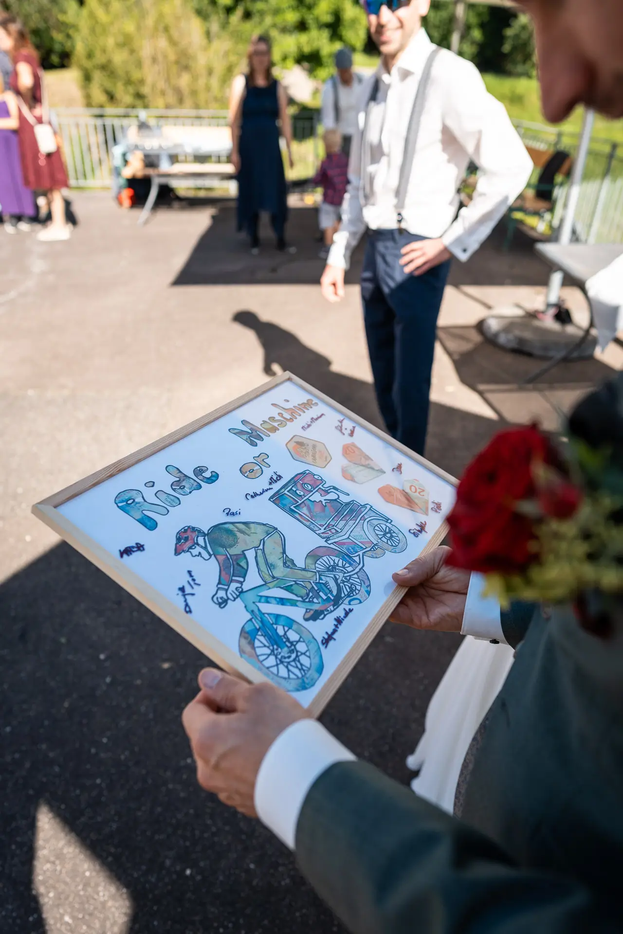 Hochzeitsspiel mit Gästen im Gyrenbad