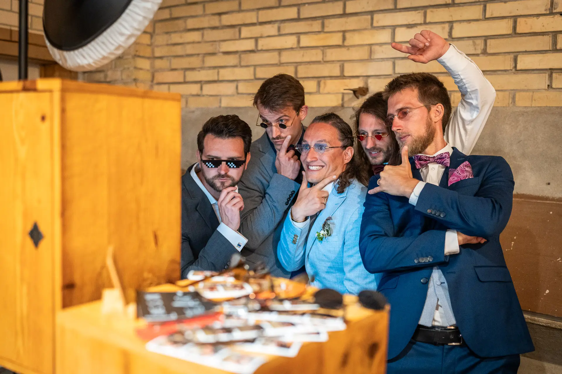Fotobox bringt Spass an Hochzeit in Wiesendangen im Berghof