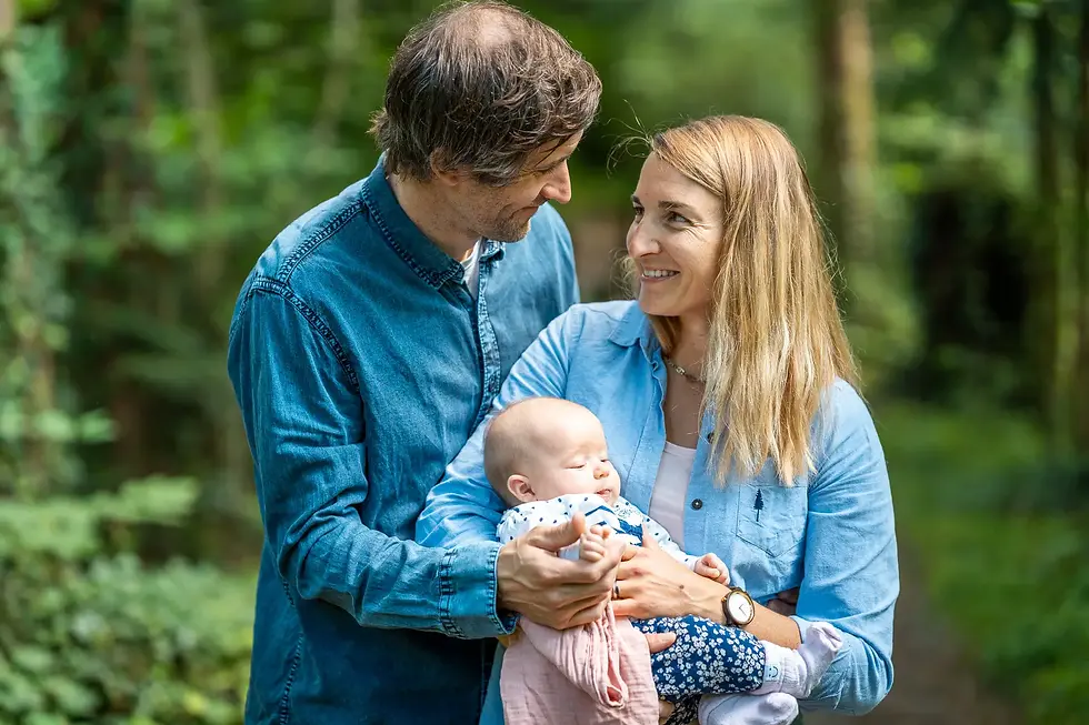 Familienshooting im Wald