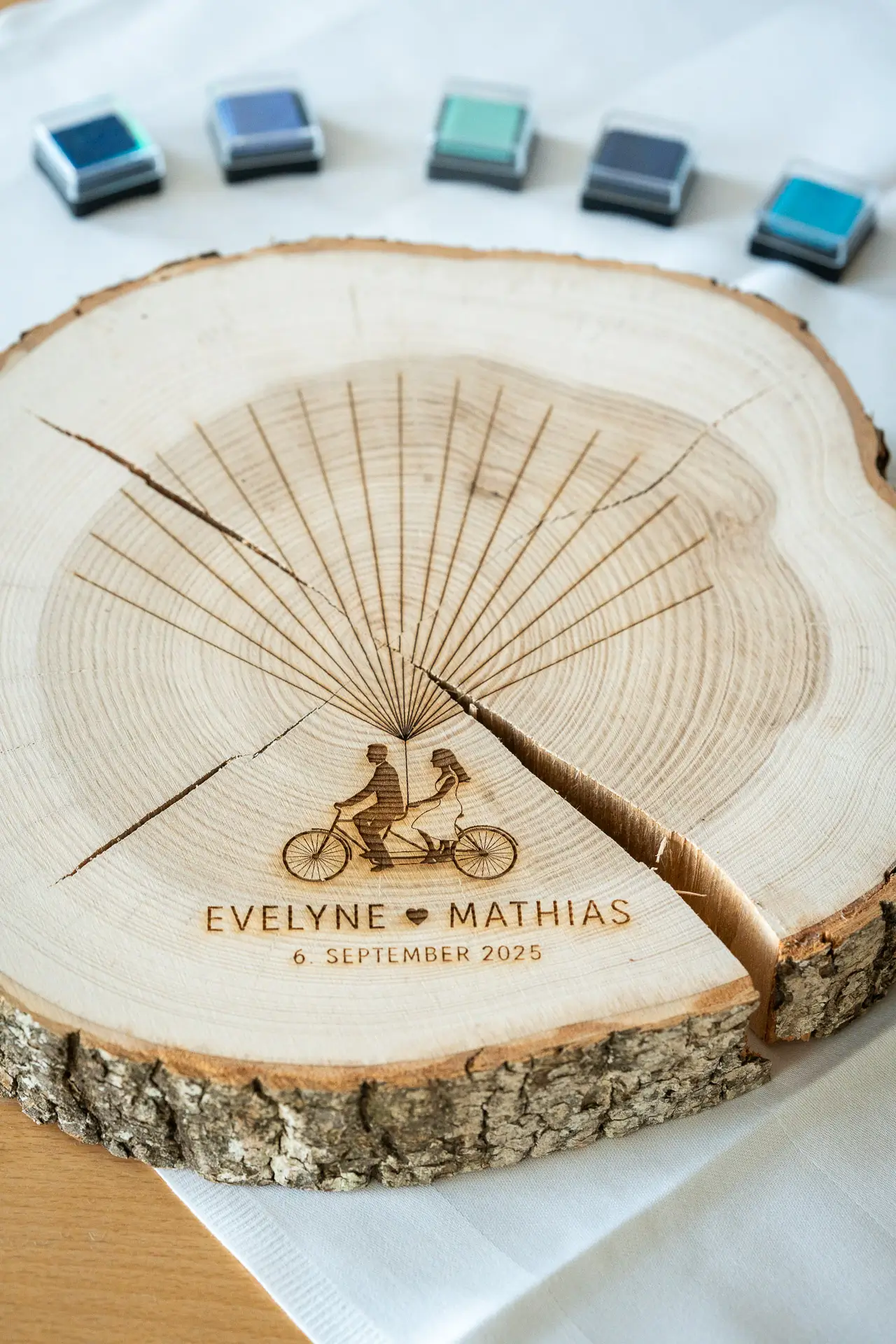 Dekoration an der Hochzeit im Gyrenbad