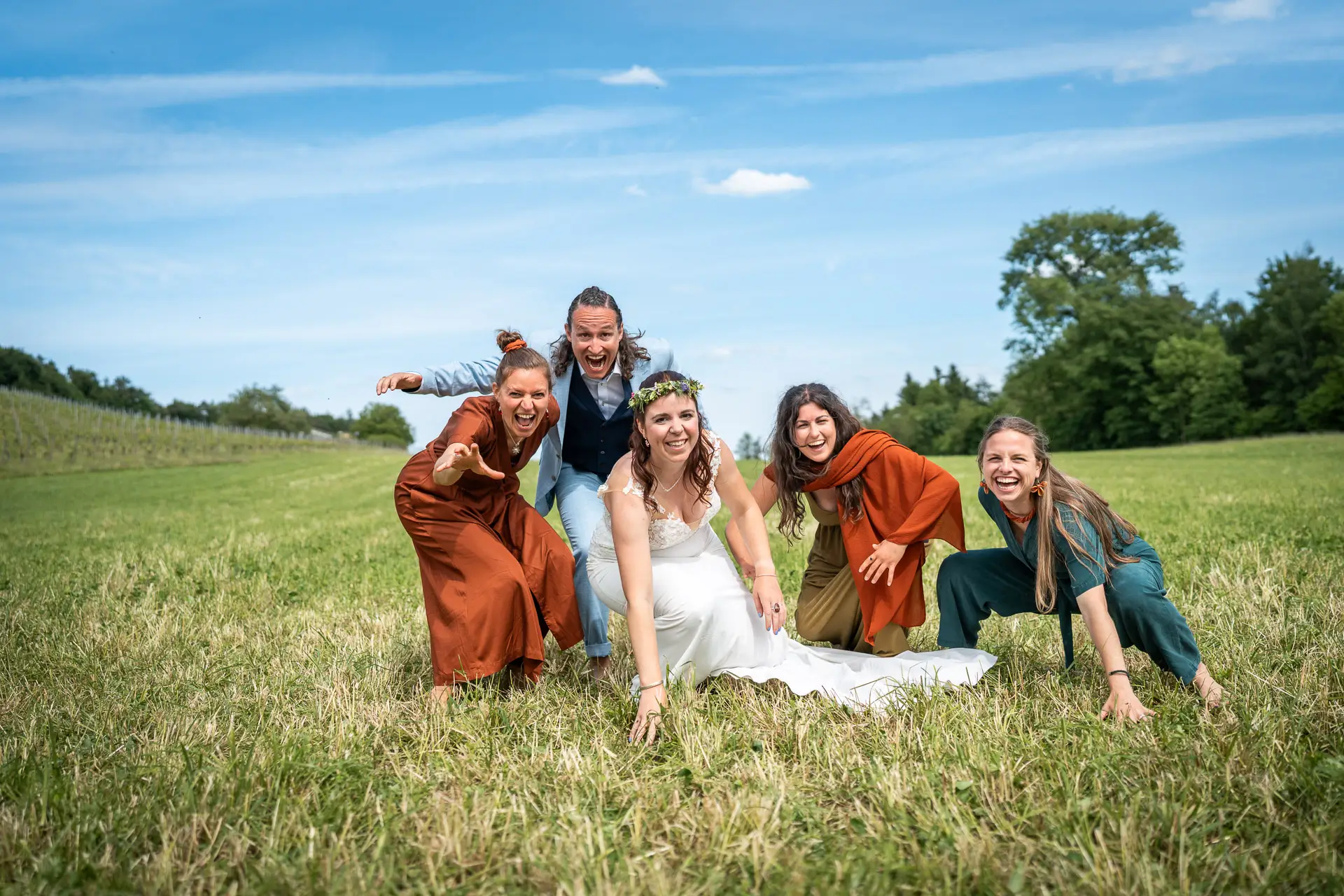 Hochzeit im Berghof nahe Winterthur fotografiert