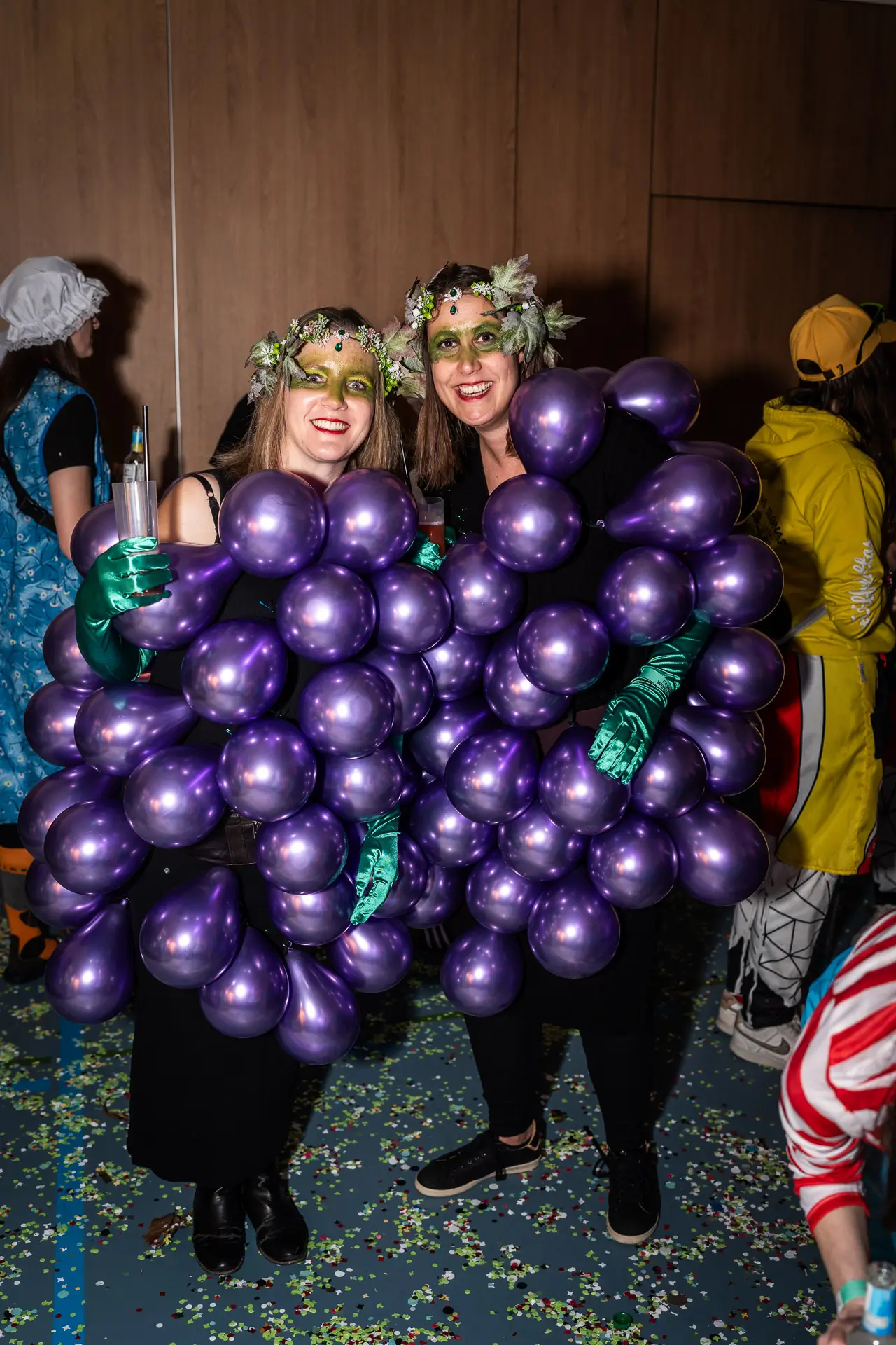 Bunte Kostüme an der Fasnacht Wiesendangen