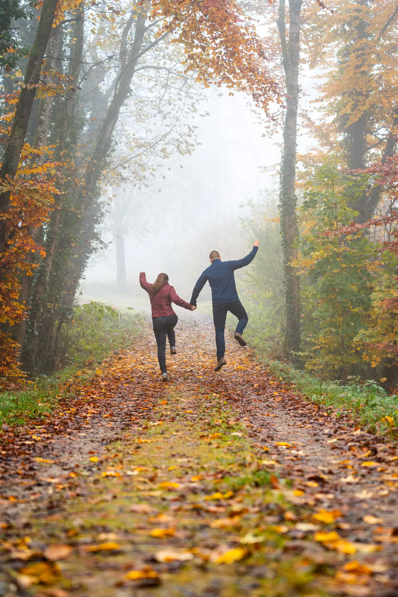 Paarshooting im Nebel bei der Kartause Ittingen