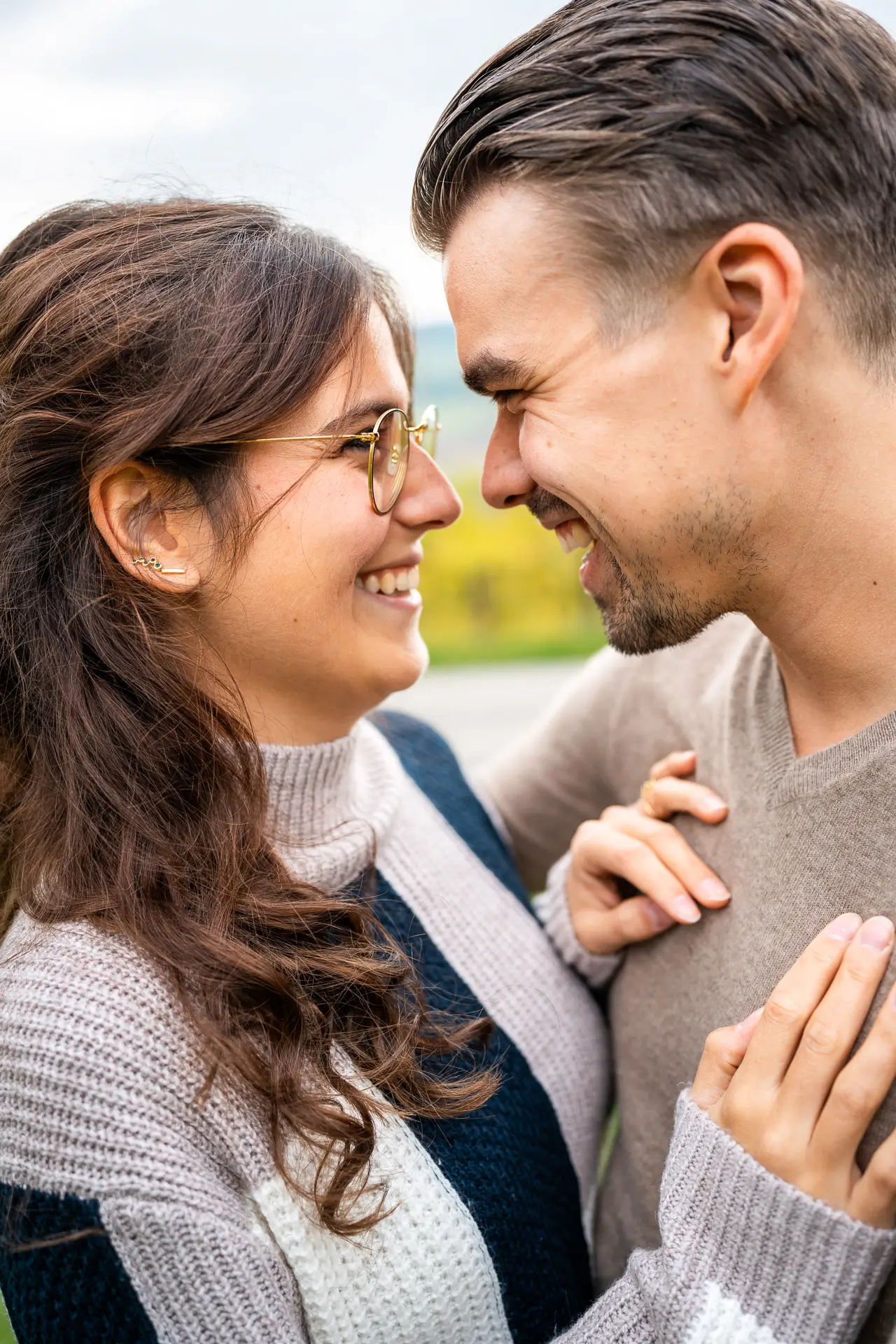 Natürliches Paarportrait im Kanton Thurgau