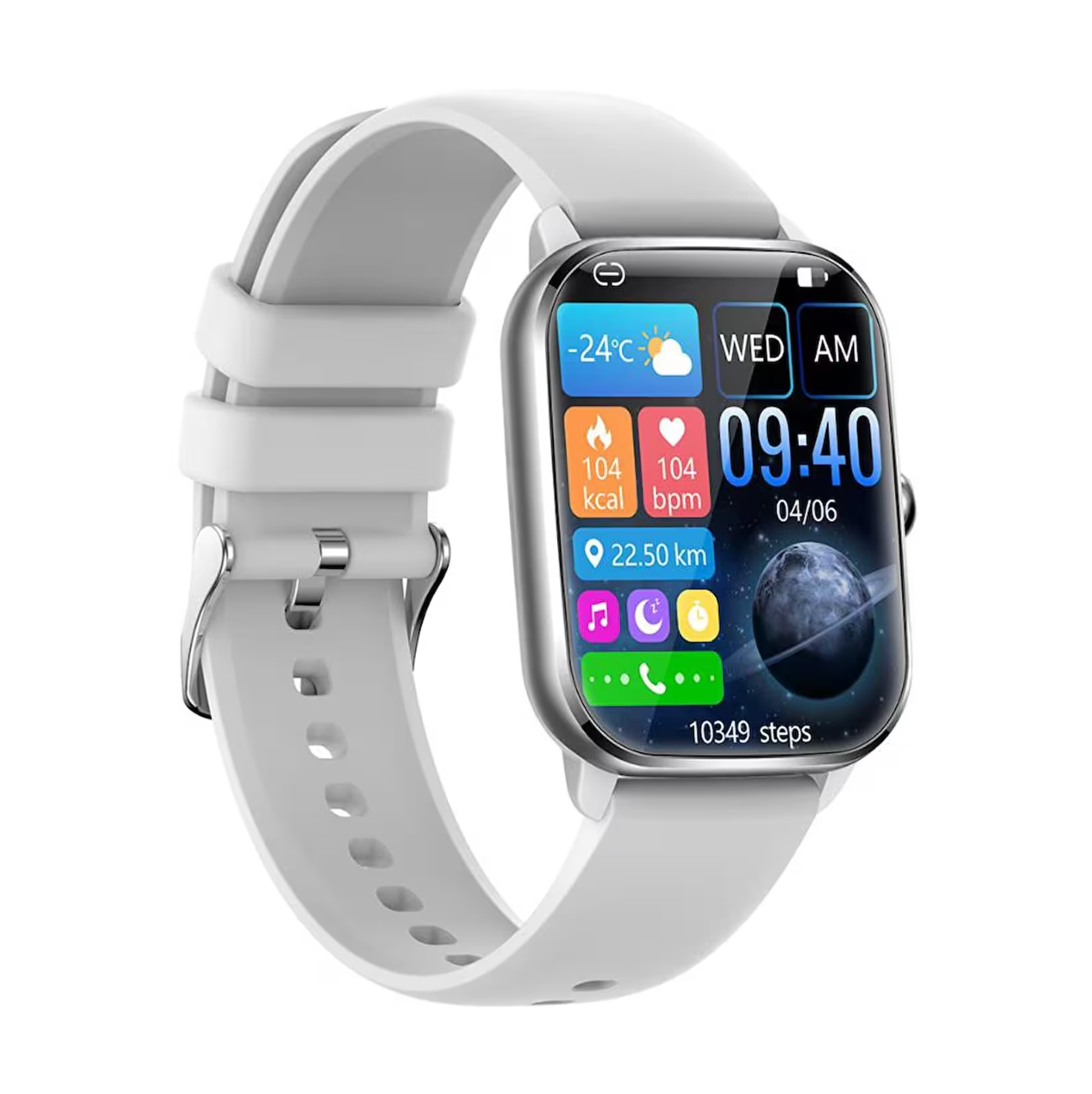 Shaza Akıllı Saat Beyaz