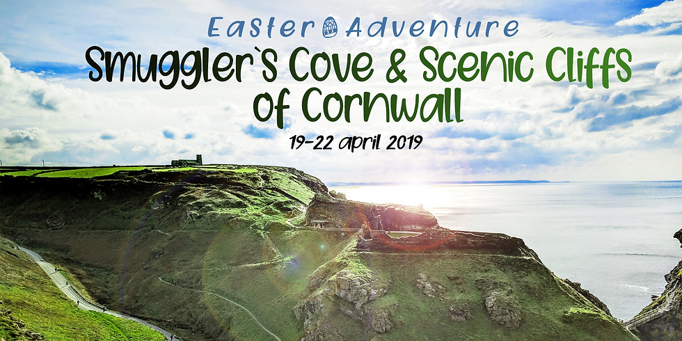 Smuggler`s Cove & Scenic Cliffs of Cornwall-Easter Adventure