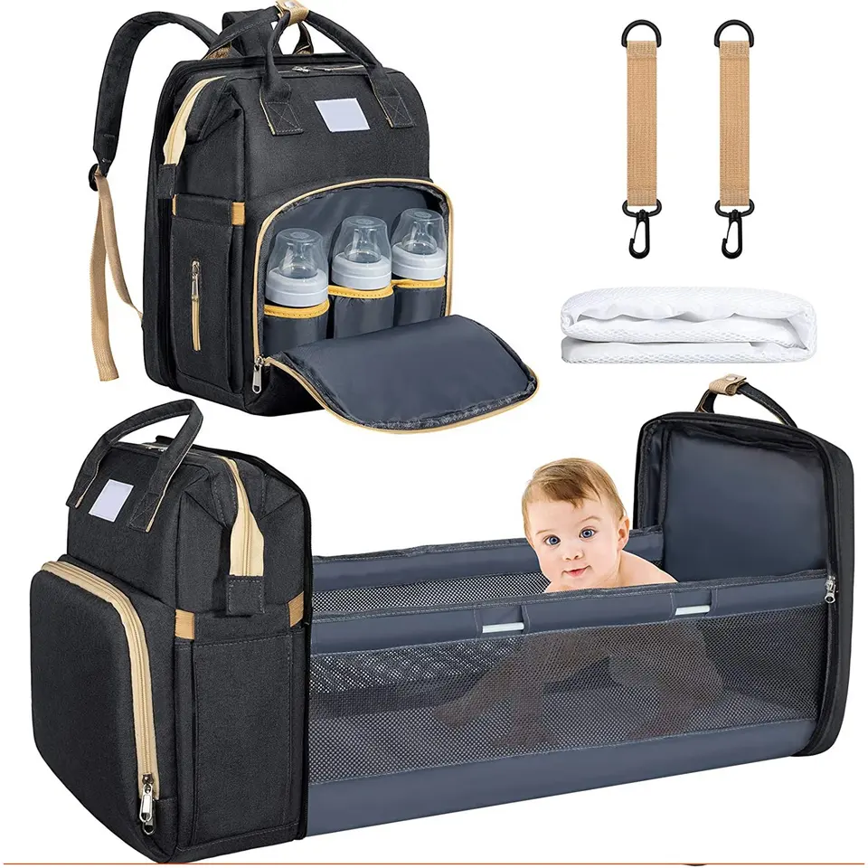 7 in 1 Functional Diaper Bag