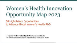 Women's health innovation opportunity map