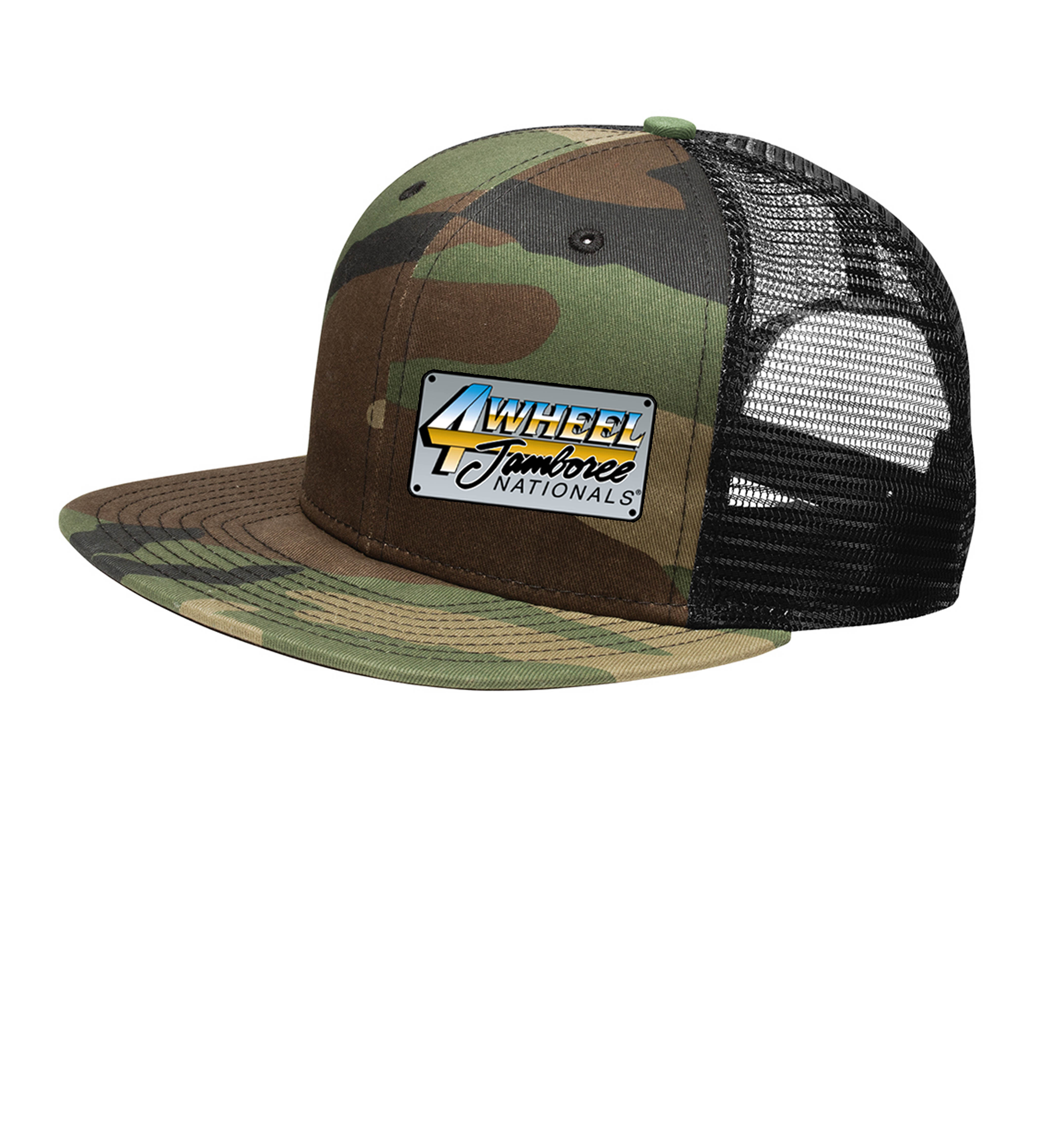4 Wheel Jambo Flat Brim Snapback