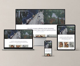 responsive website on multiple devices for Barbara Welles Rasmussen