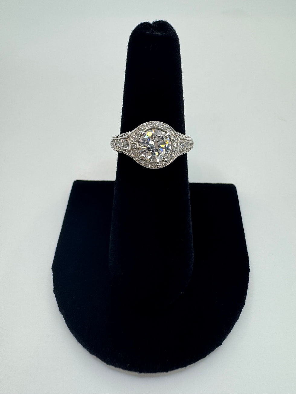 Moissanite Engagement Ring