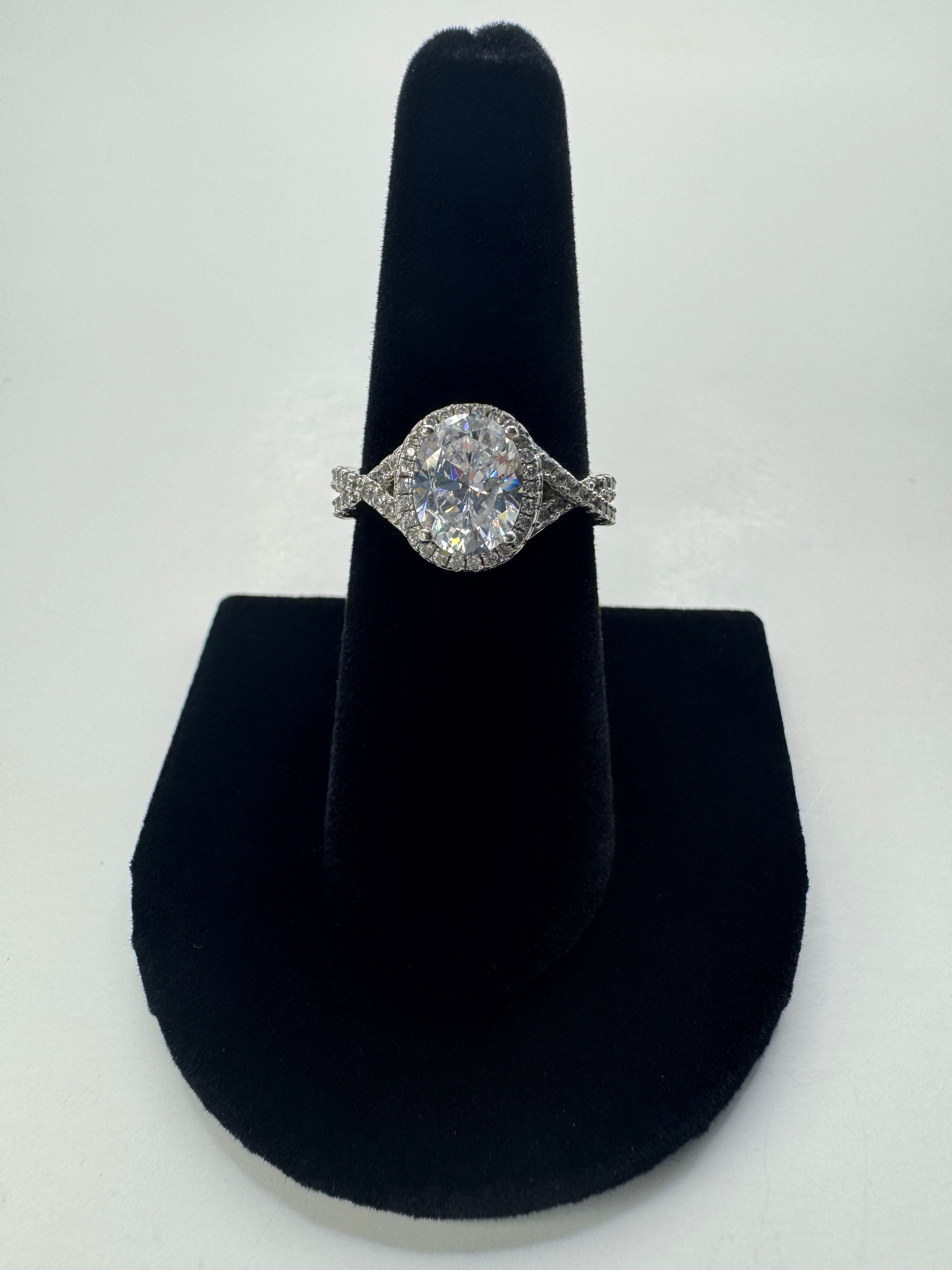 CZ Silver Ring