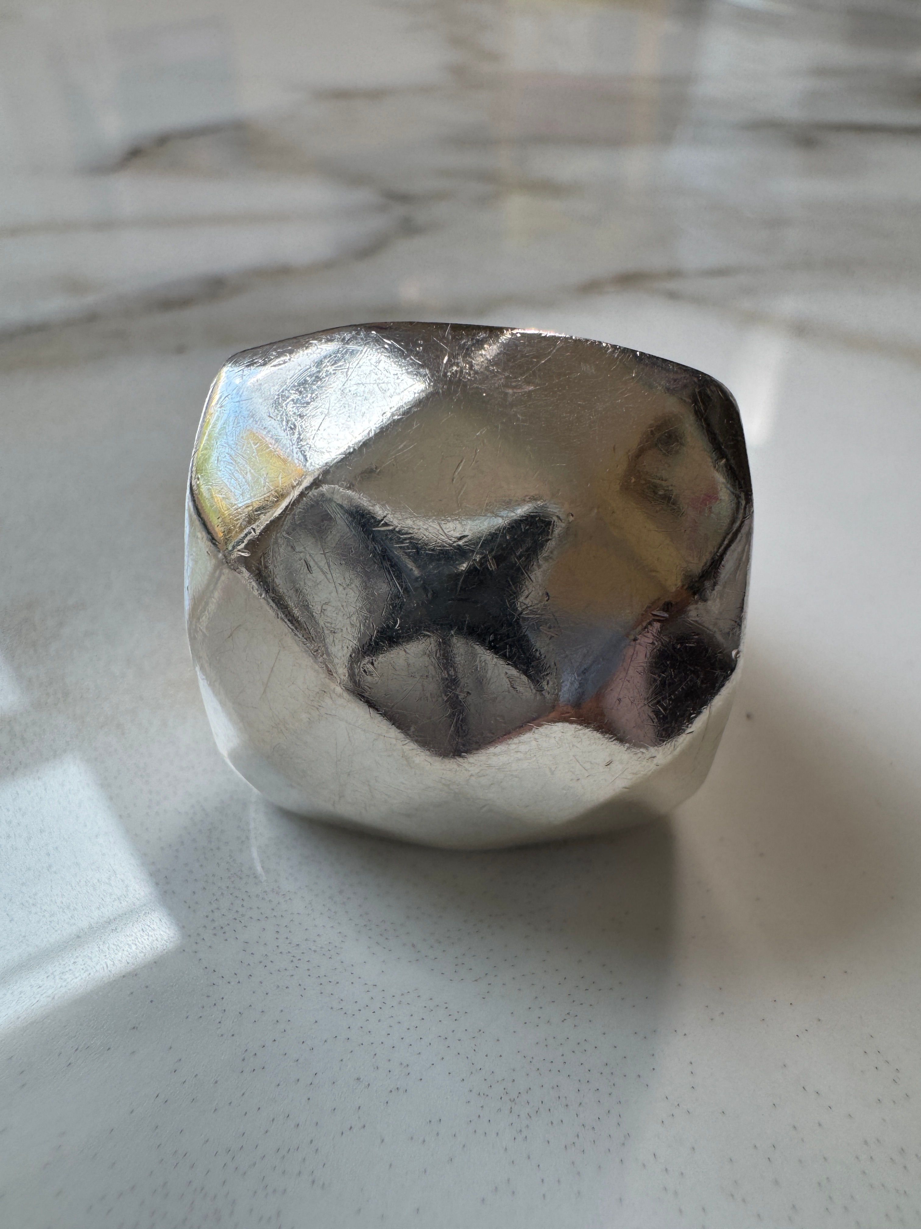Silver Statement Ring, Size 7.75