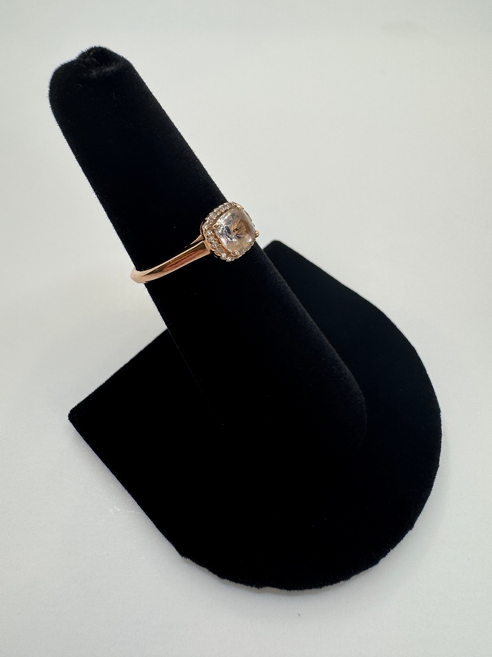 Thumbnail: Morganite & Diamond Ring