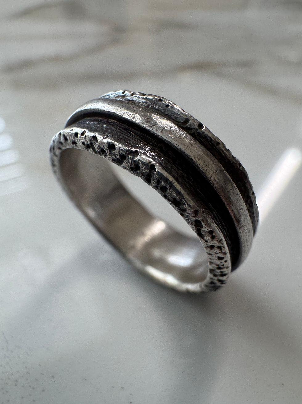 Thumbnail: Textured Band, Size 5.5
