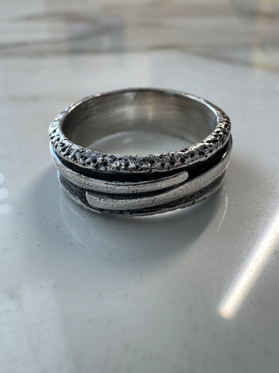 Thumbnail: Textured Band, Size 5.5