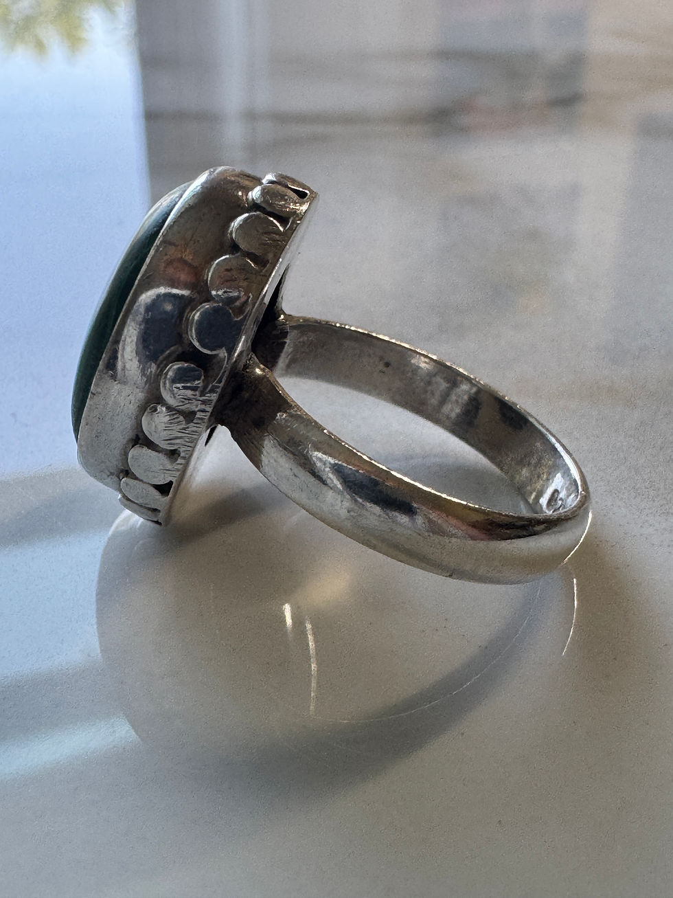 Thumbnail: Malachite Ring, Size 7