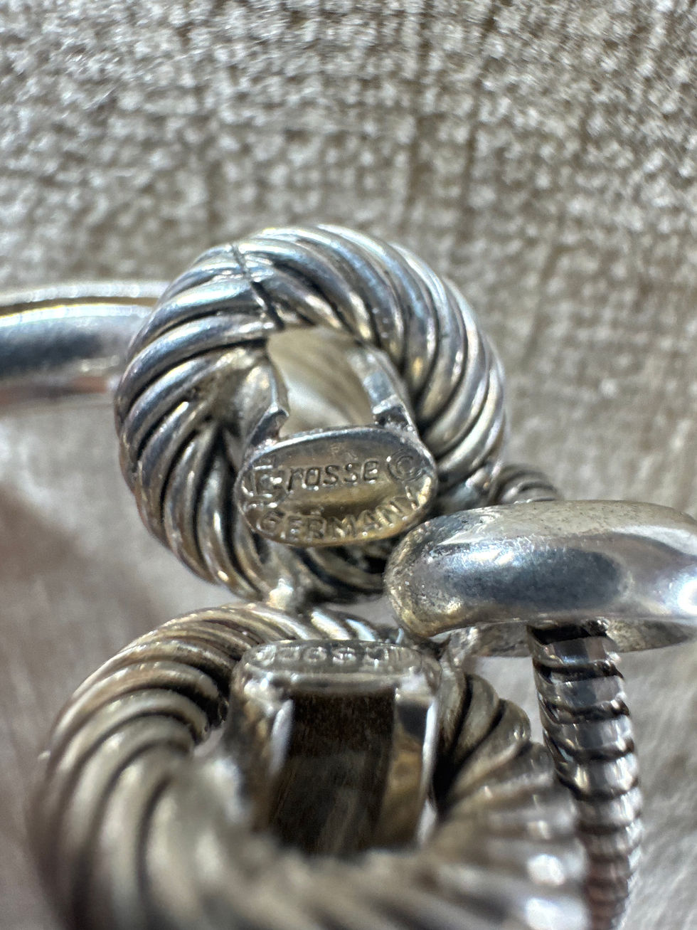 Thumbnail: Grosse Germany Silver Statement Necklace 