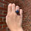 Thumbnail: NC Sapphire Silver Ring
