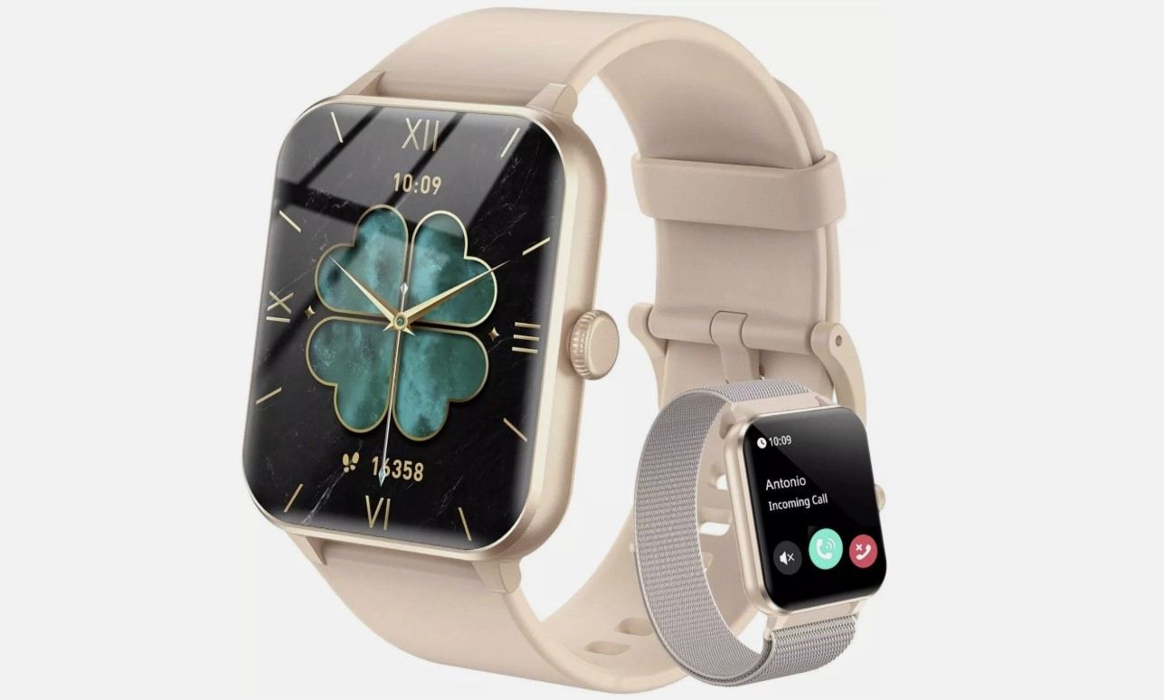 Smart Watch Women For iPhone Android Fitness Tracker W/ SpO2 Heart Rate Monitor