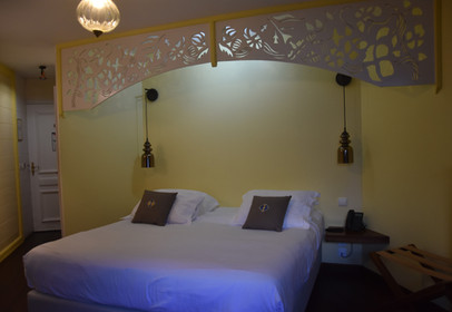 La chambre d'un hôtel à Cilaos à La Réunion