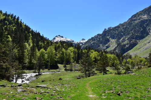 Le Plateau du Cayan aux beaux jours dans la Vallée de Cauterets dans les Hautes-Pyrénées