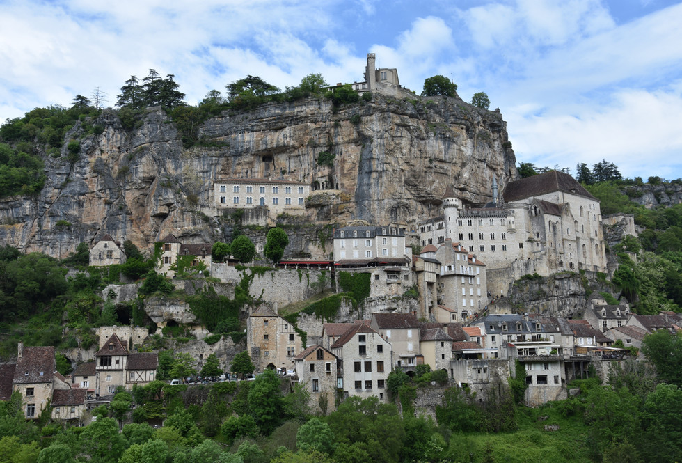 Le village médiéval de Rocamadour dans le Lot