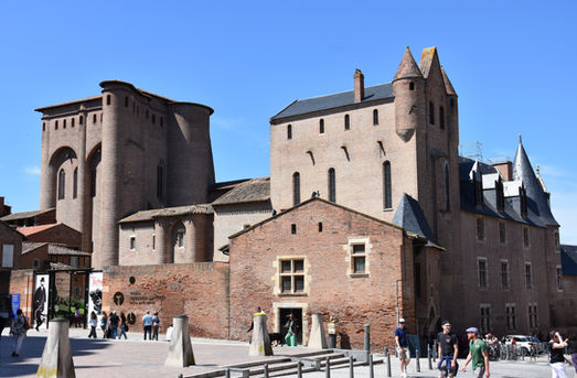 Le Palais de la Berbie et le Musée Toulouse-Lautrec à Albi dans le Tarn