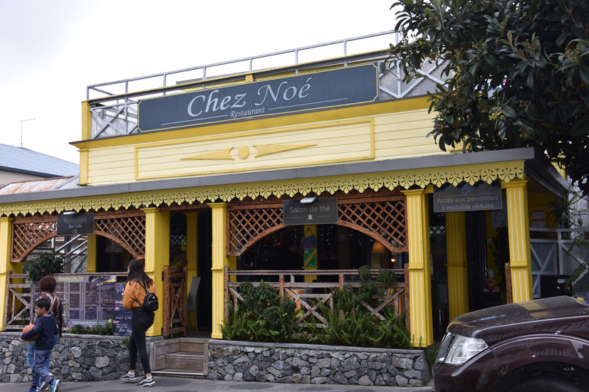 Un restaurant à l'architecture créole à Cilaos à La Réunion
