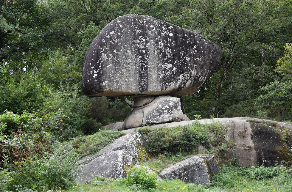 La Peyro Clabado, un bloc de granit étonnant dans le Sidobre dans le Tarn