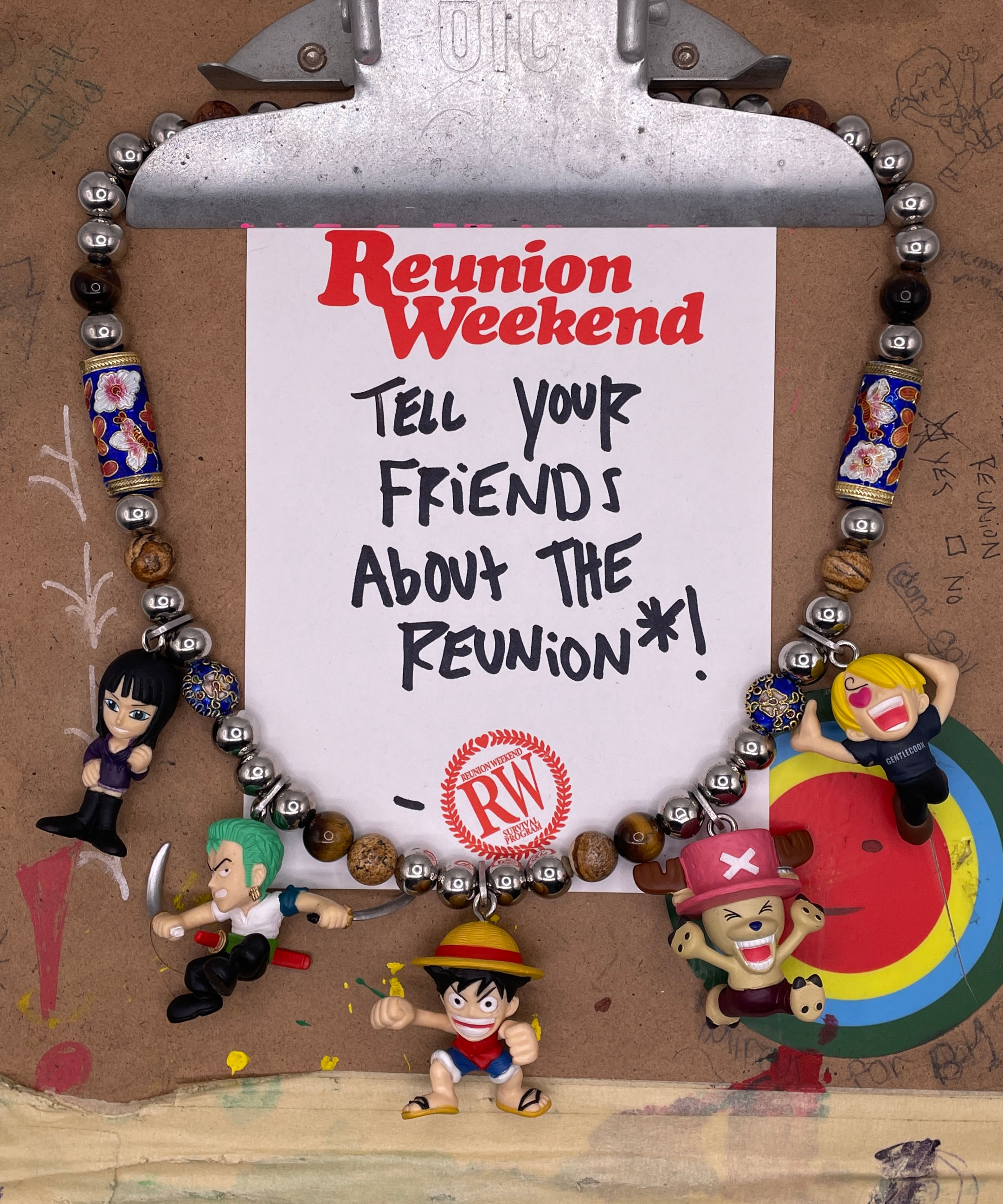 STRAW HATS*! NECKLACE