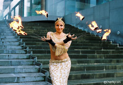 Indian Themed Fire artistry
