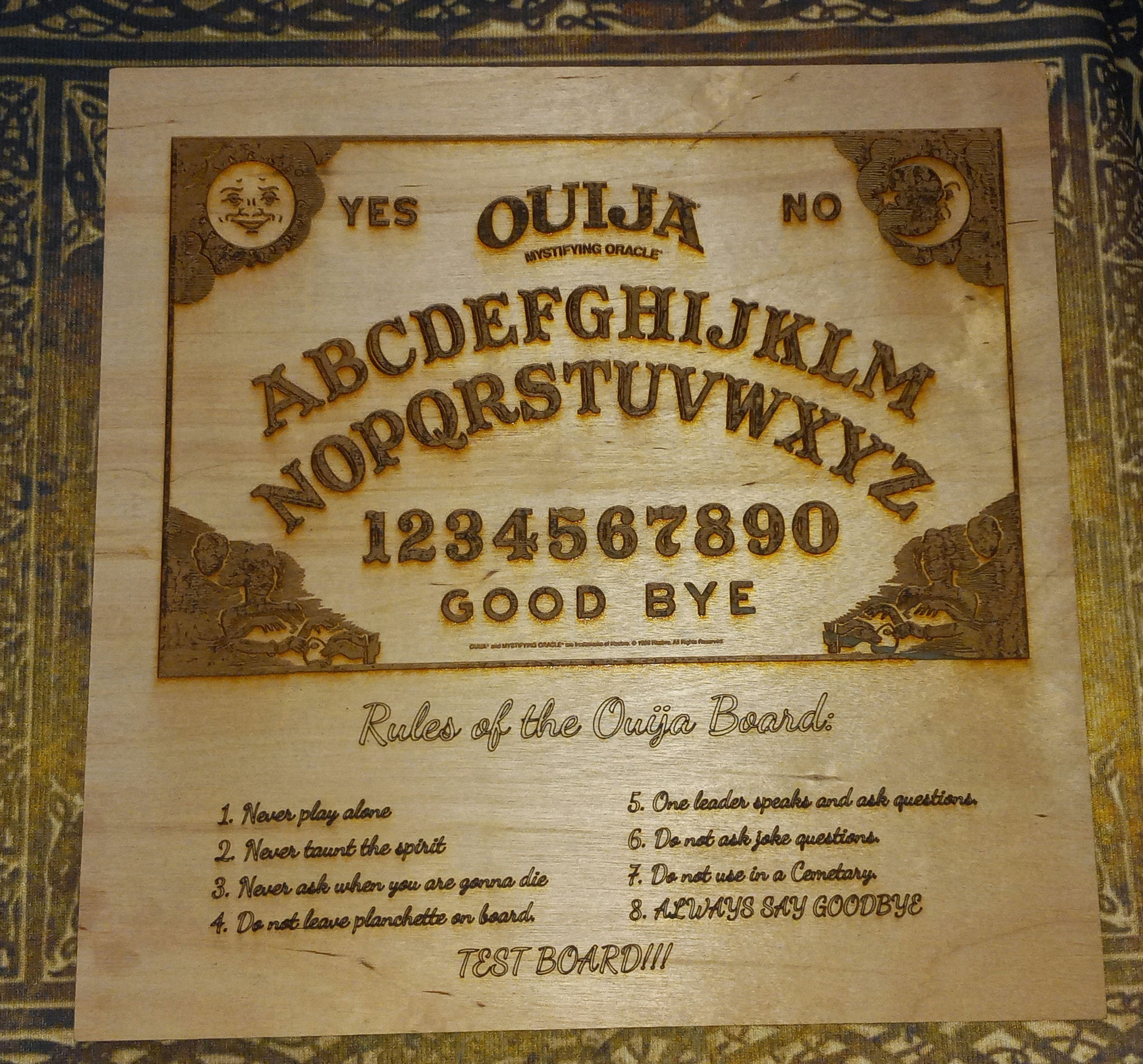 Papa Wolf Ouija Board