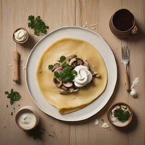 Crepe de Cogumelos