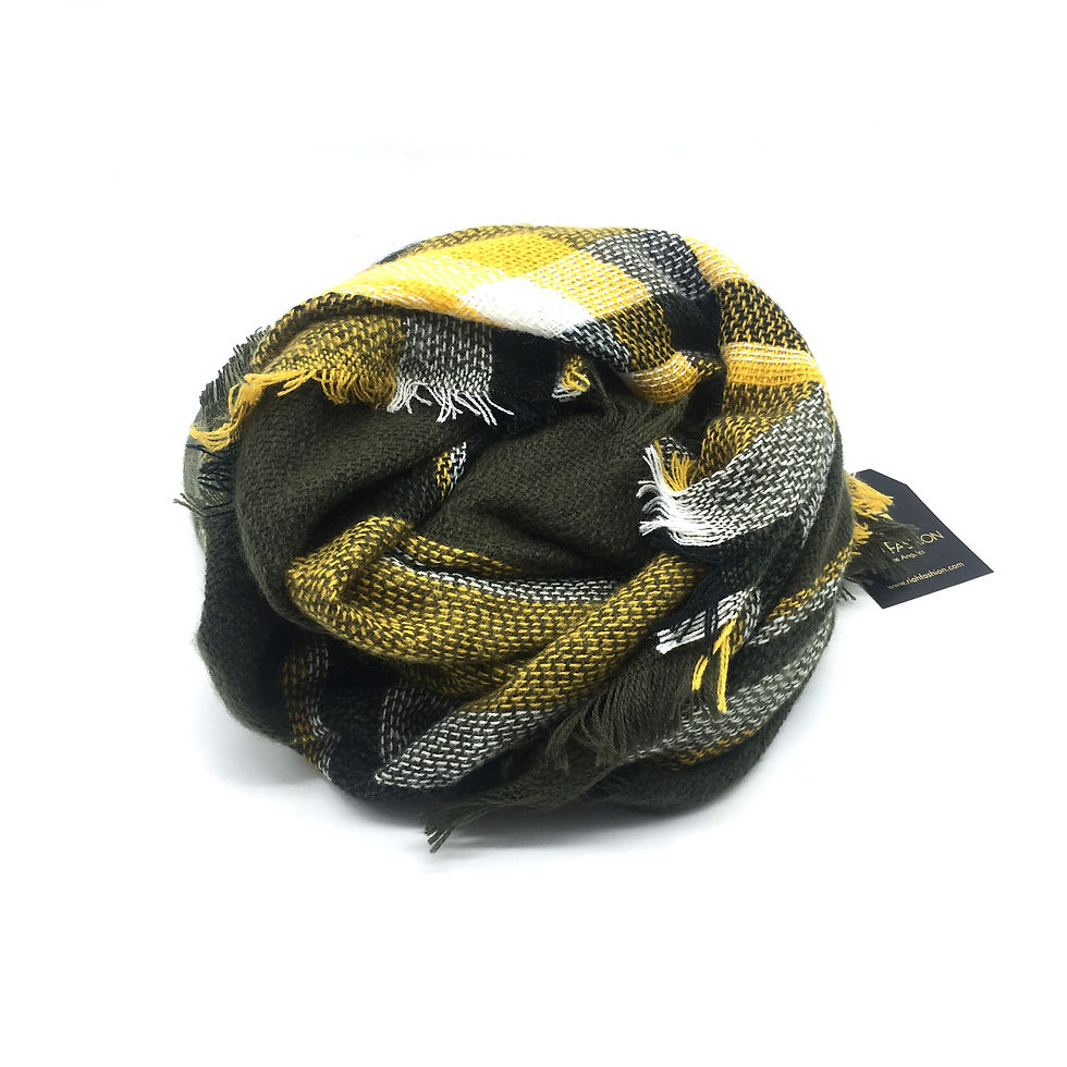 Miniatura: Blanket Fringed Scarf - Style 5