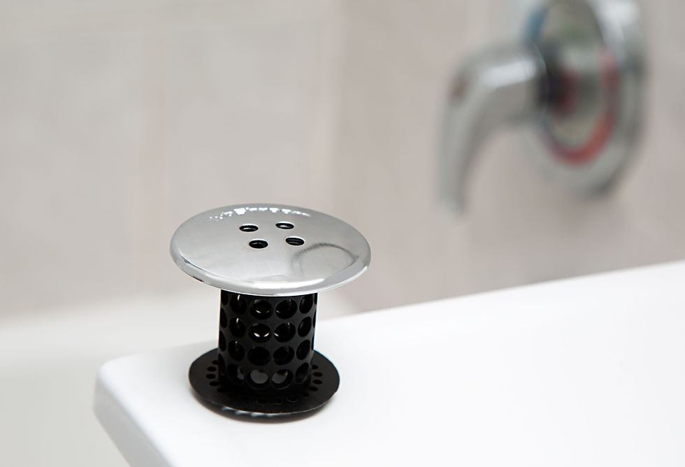 Miniatura: TubShroom® (Black Chrome) the Hair Catcher That Prevents Clogged Tub Drains