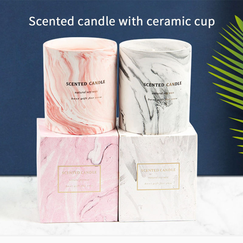 Miniatura: Factory Price Scented Candle Soy Wax Candle With Customized Logo