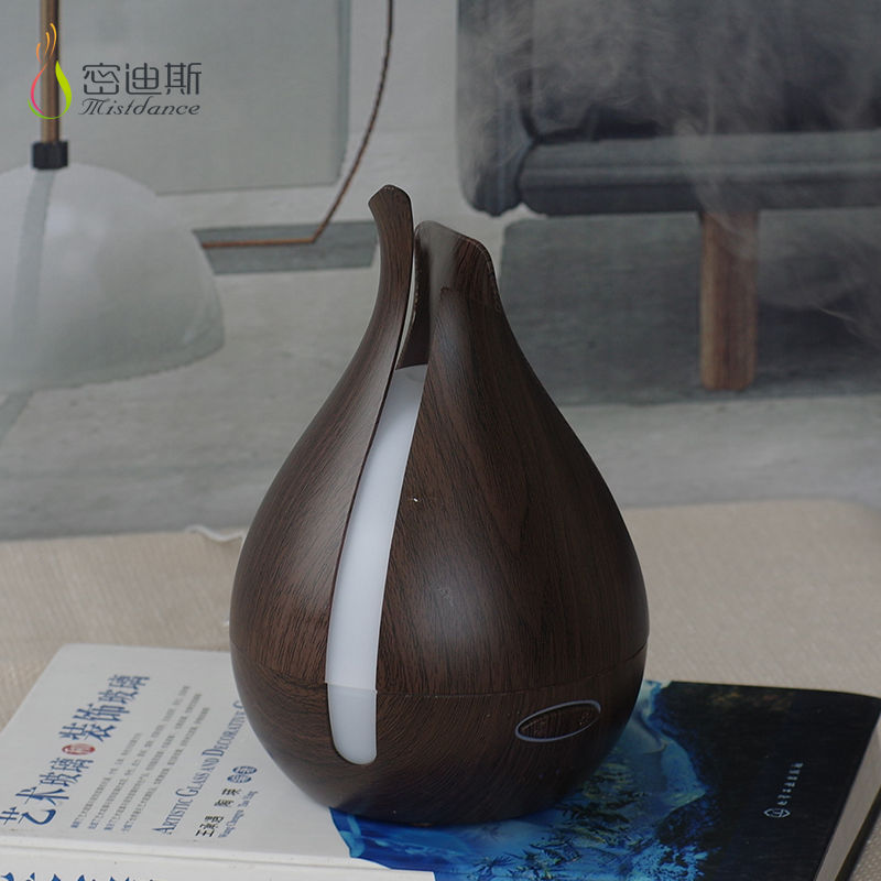 Miniature : SIXU Dark Wood Oil Diffuser 7 Light Diffuser Aroma Difusor Portable