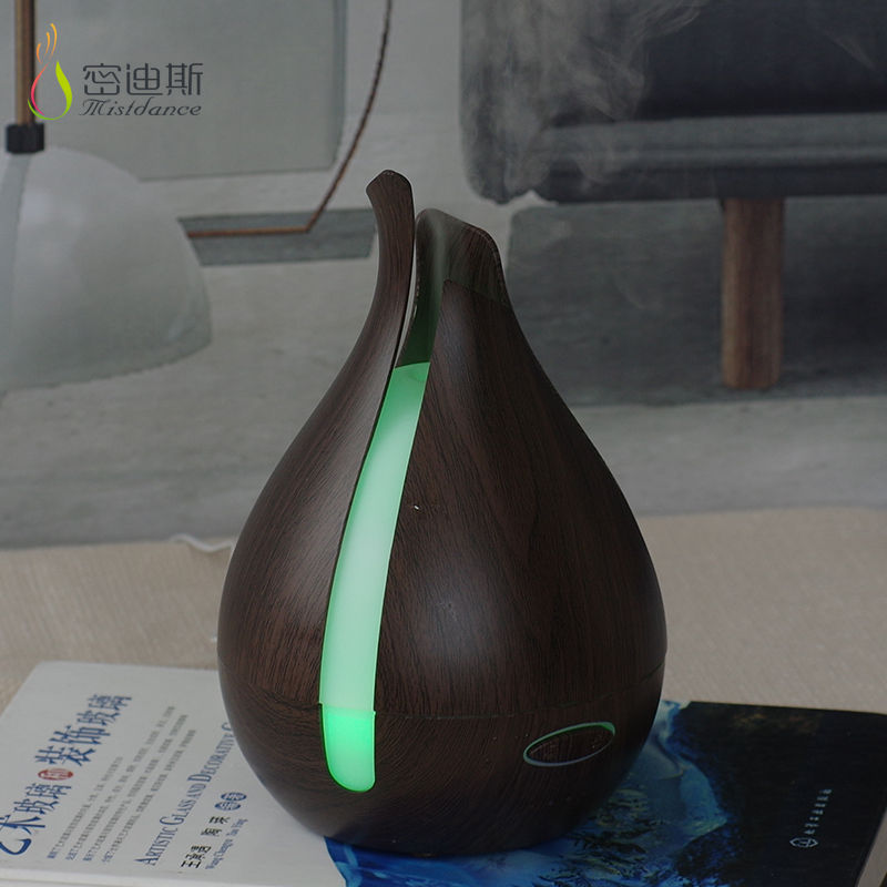 Miniature : SIXU Dark Wood Oil Diffuser 7 Light Diffuser Aroma Difusor Portable
