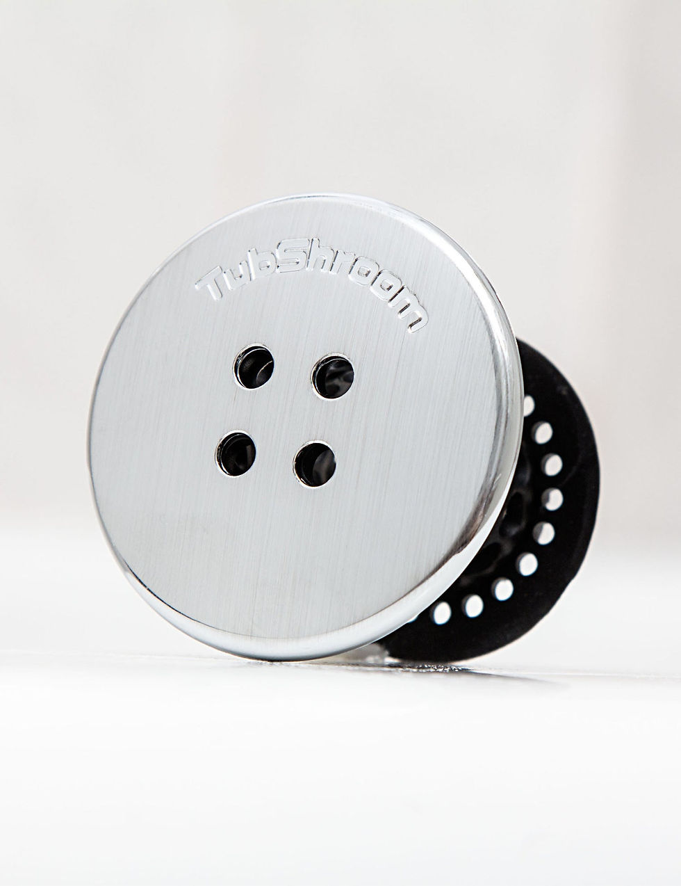Miniatura: TubShroom® (Black Chrome) the Hair Catcher That Prevents Clogged Tub Drains
