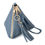 Thumbnail: Pyramid Shape Tassel Wristlet Leather Bag
