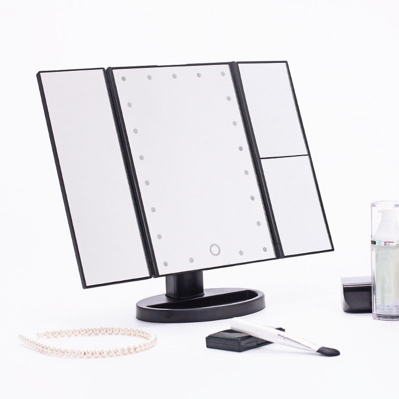 Miniatura: Makeup Vanity Table LED Lights Mirror Three Folding Makeup Mirror
