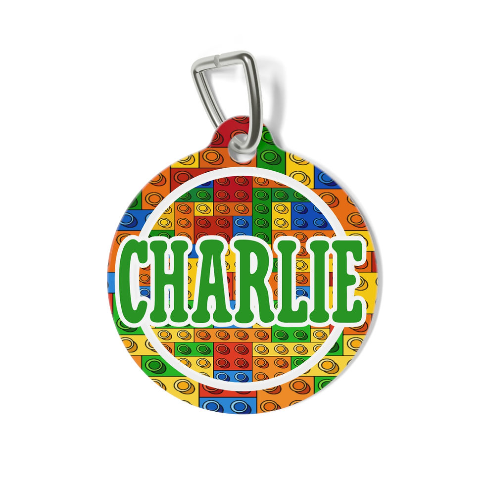 Bark Blocks Pet Tag