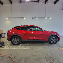 Red Ford Mach-E full vehicle ceramic tint and ceramic coating hawaii