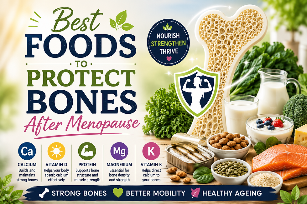 Best Foods to Protect Bones After Menopause