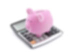 Hucha en la calculadora